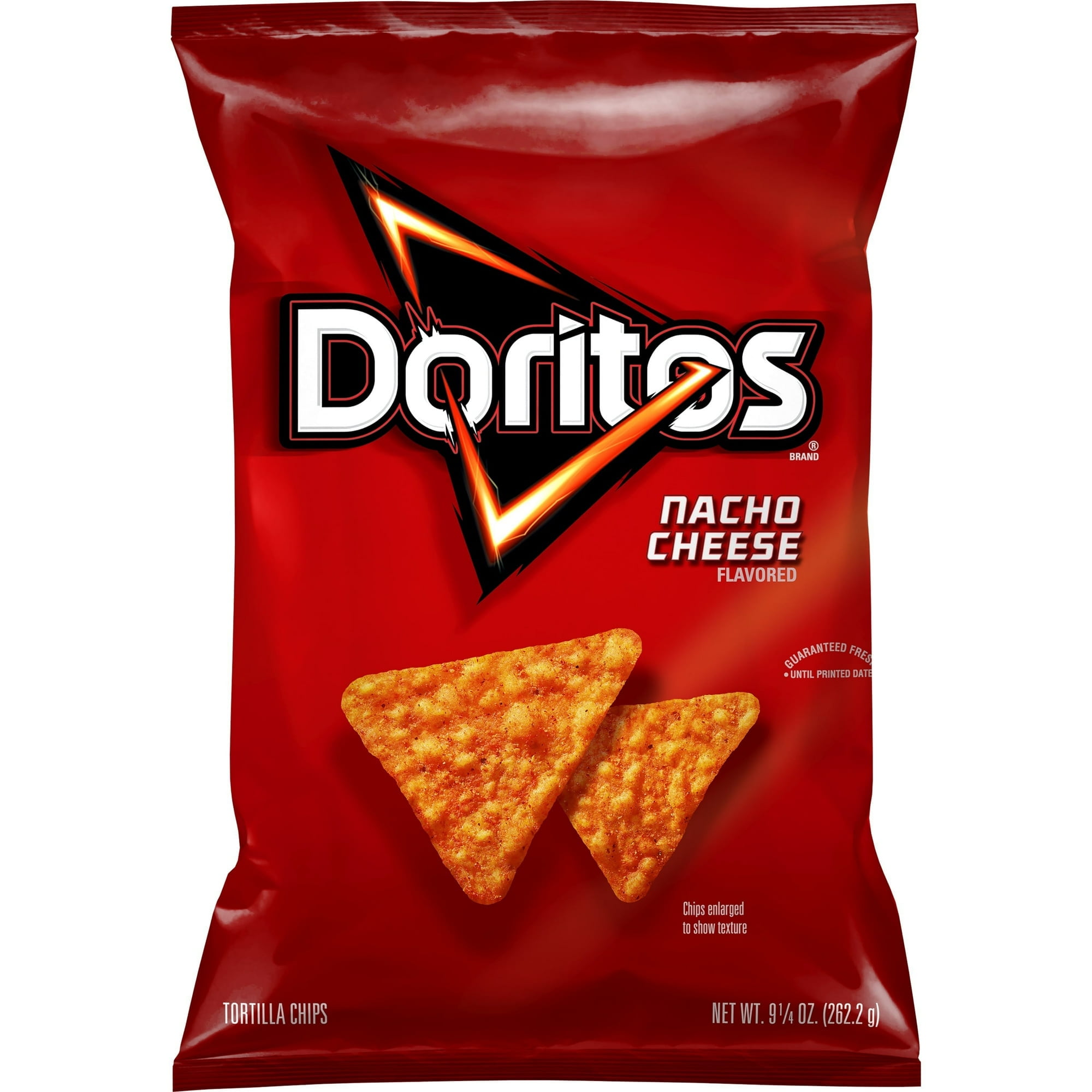 Doritos Nacho Cheese Flavored Tortilla Chips Snacks Chips, 9.25 oz-Pack Of 6