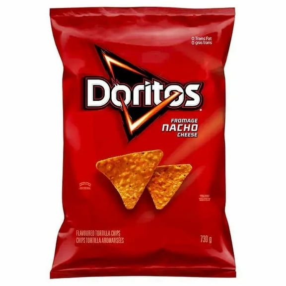 Doritos Nacho Cheese Tortilla Chips - Family Size 730g