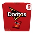 thumbnail image 1 of Doritos Nacho Cheese Flavored Tortilla Chips 1 oz, 10 Count, 1 of 5