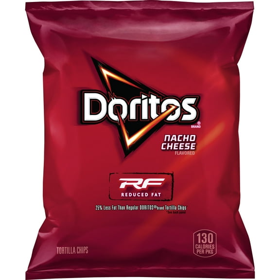 Doritos Reduced Fat Nacho Cheese, 1 oz, 72 Count