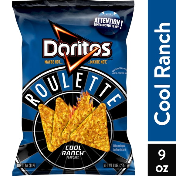 Doritos, Flamin' Hot Cool Ranch Flavored, Tortilla Chips Doritos, Flamin' Hot Cool Ranch Flavored, Tortilla Chips