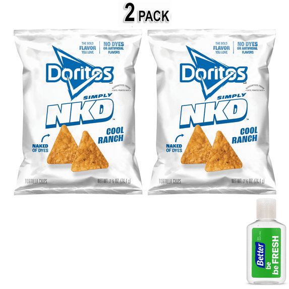 Doritos Simply Cool Ranch Flavored Tortilla Chips, 2.625 OZ