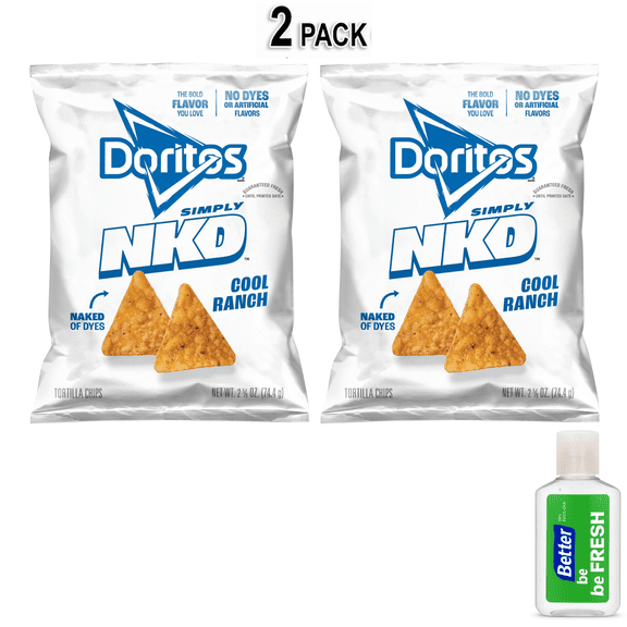 Doritos Simply Cool Ranch Flavored Tortilla Chips, 2.625 OZ