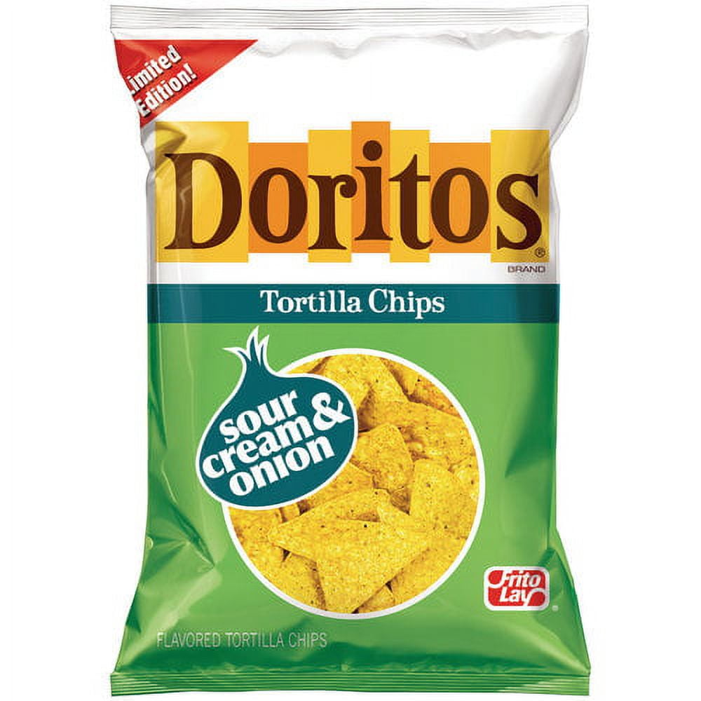 Doritos Sour Cream & Onion Flavored Tortilla Chips, 11 Oz. - Walmart.com