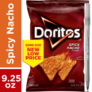 Doritos Spicy Nacho Flavored Tortilla Chips