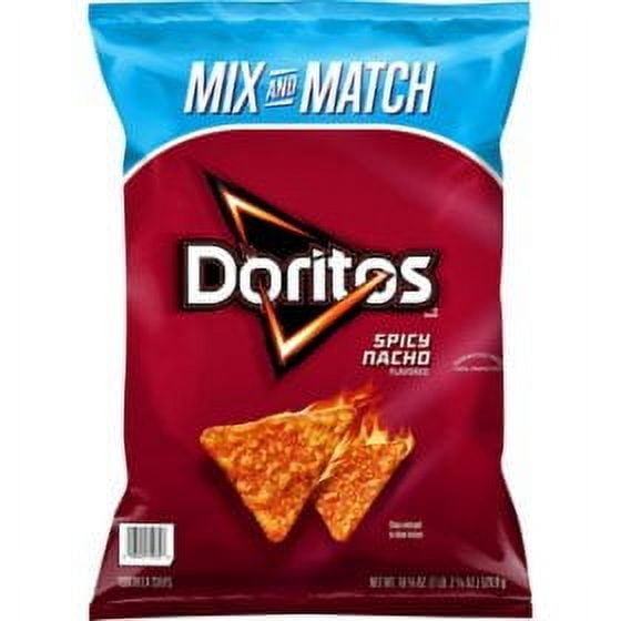 Doritos Spicy Nacho Tortilla Chips, 18.38 oz.Pack of 2