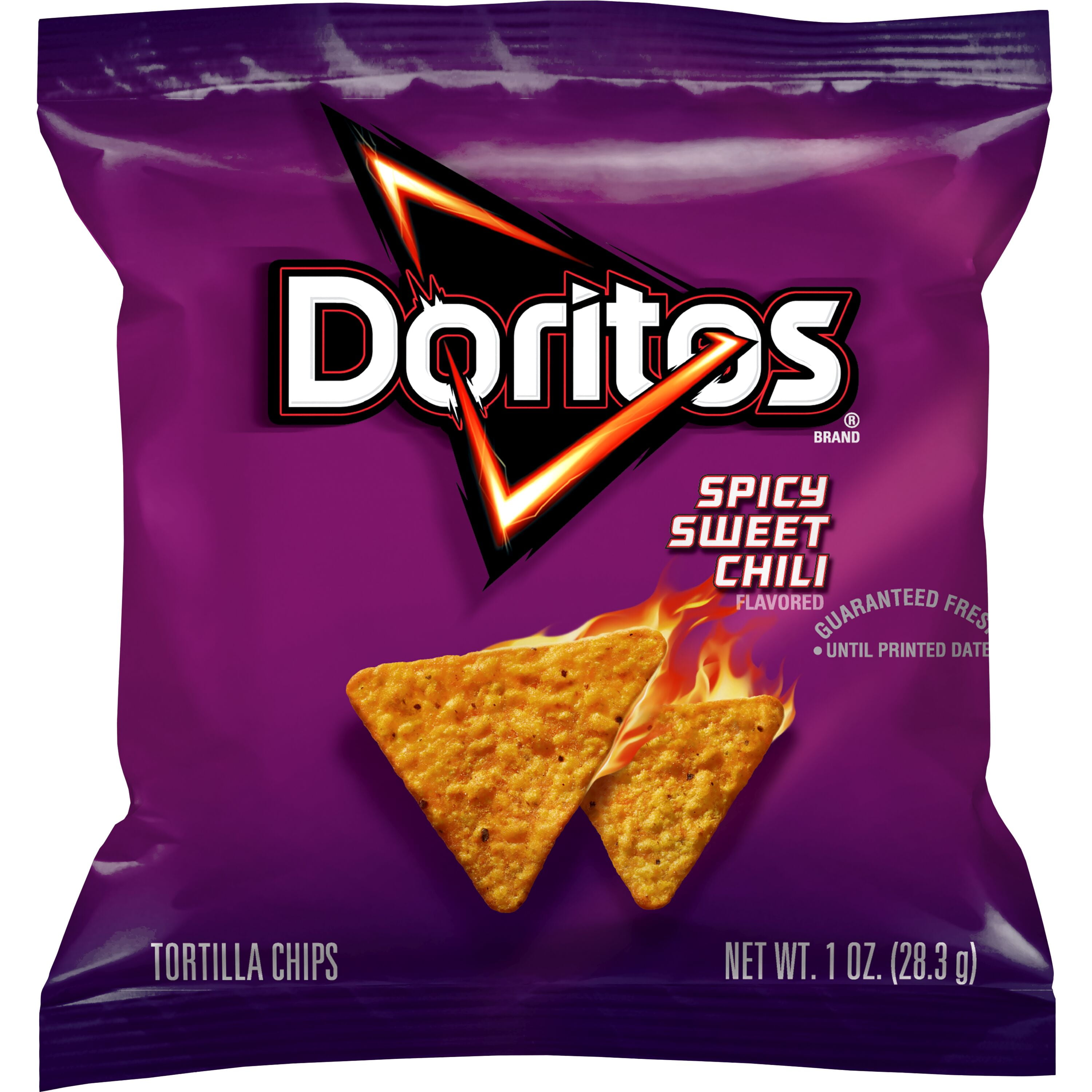 Doritos Spicy Sweet Chili Flavored Tortilla Chips Snack Chips, 1 Ounce Bag Single Pack