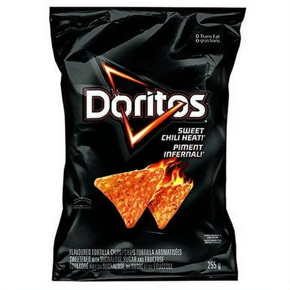 Doritos Sweet Chili Heat Tortilla Chips 255g/9 oz., {Imported from Canada}