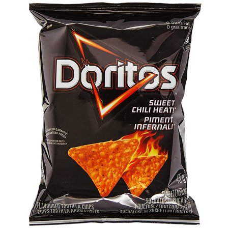 Doritos Sweet Chili Heat Tortilla Chips 70g (2.5 oz) - Canadian