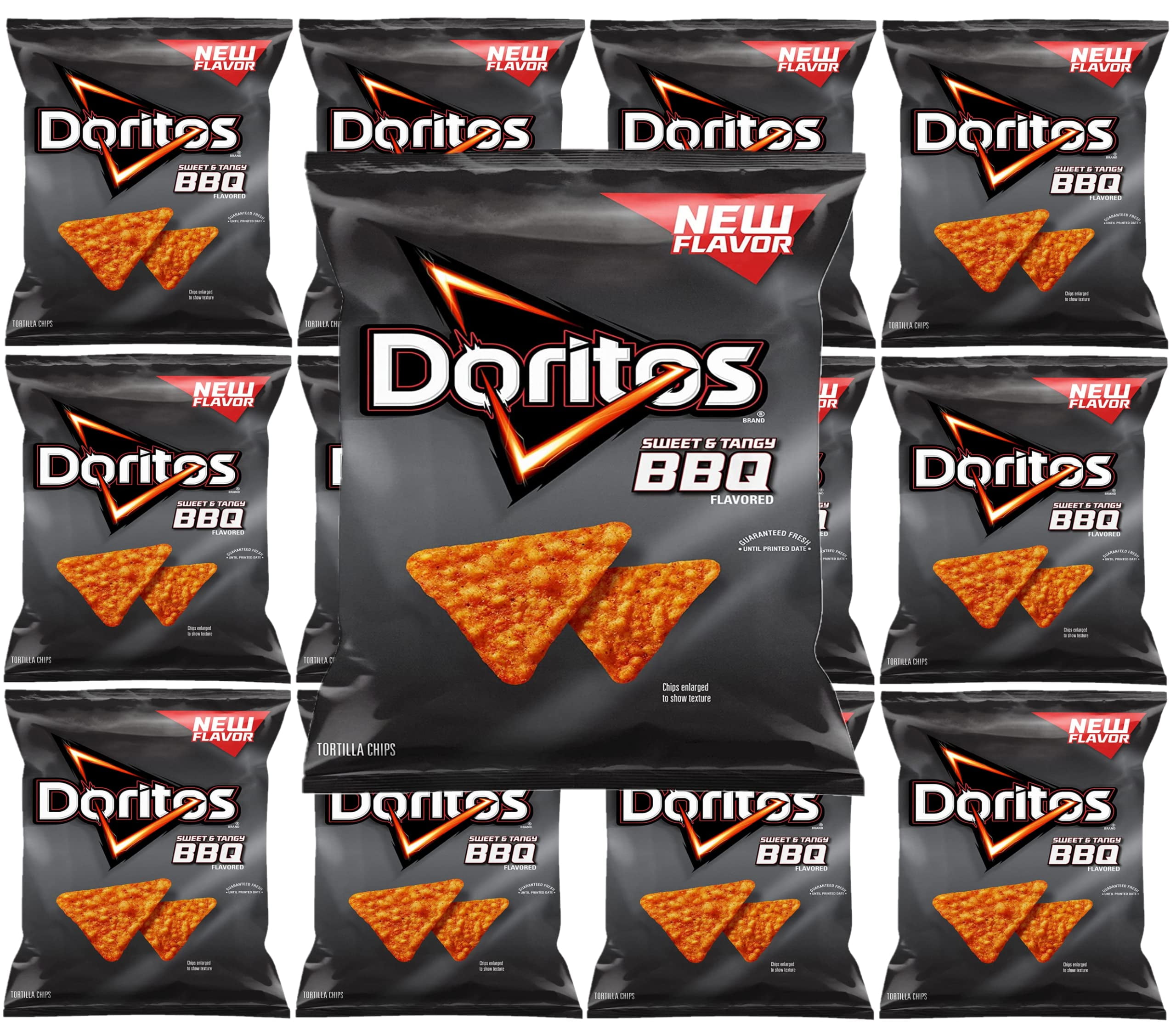 Doritos Sweet and Tangy BBQ Irresistible Flavor in Convenient 1.75oz