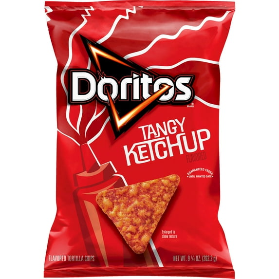 Doritos Tangy Ketchup Tortilla Chips, 9.25 oz Bag