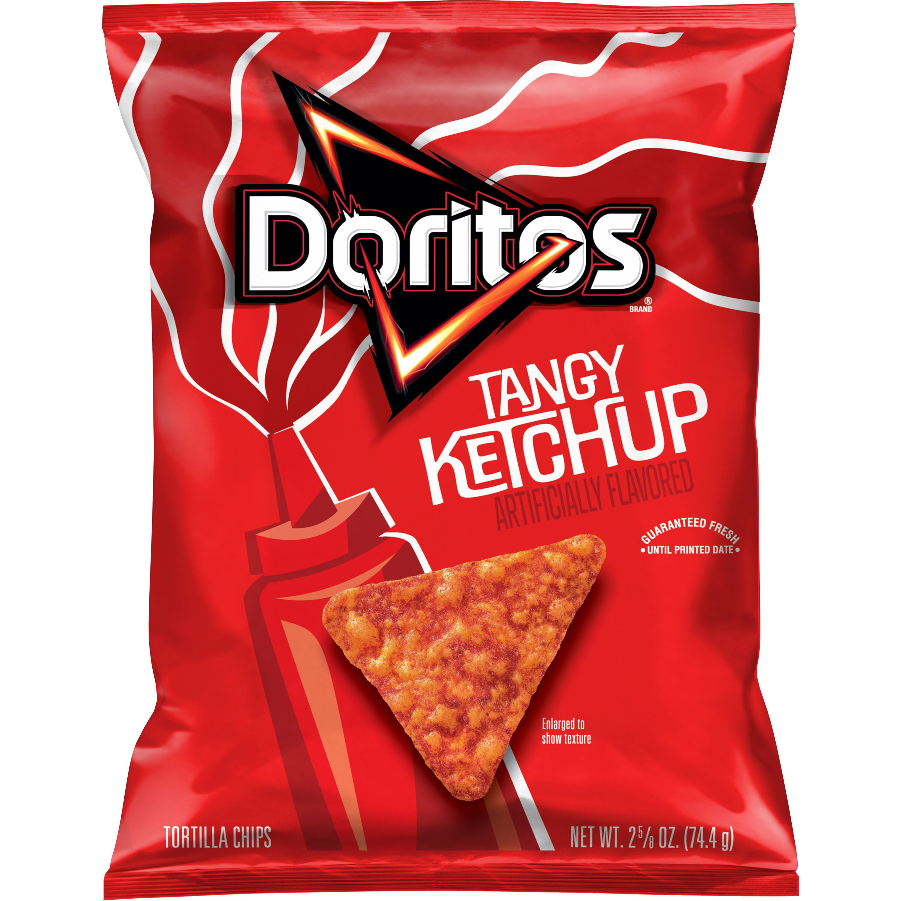 Doritos Tangy Ketchup Artificially Flavored Tortilla Chips, 2.625 oz