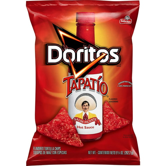 Doritos Tapati_o Hot Sauce Flavored Tortilla Chips, 11 Oz.