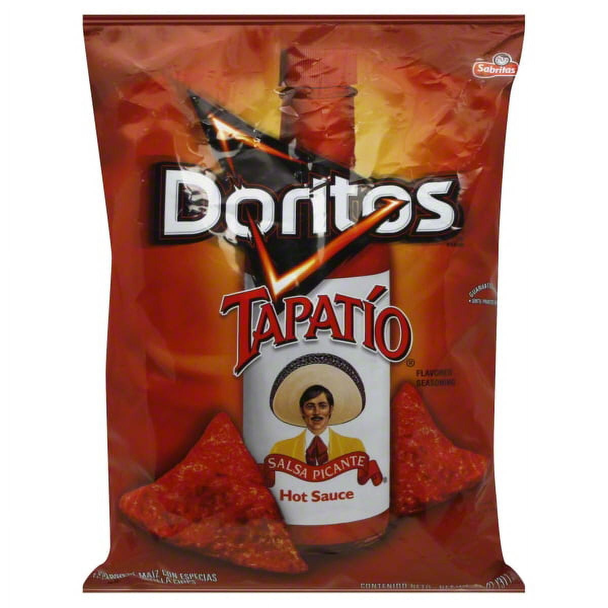 Doritos Tapati_o Hot Sauce Flavored Tortilla Chips, 11 Oz.