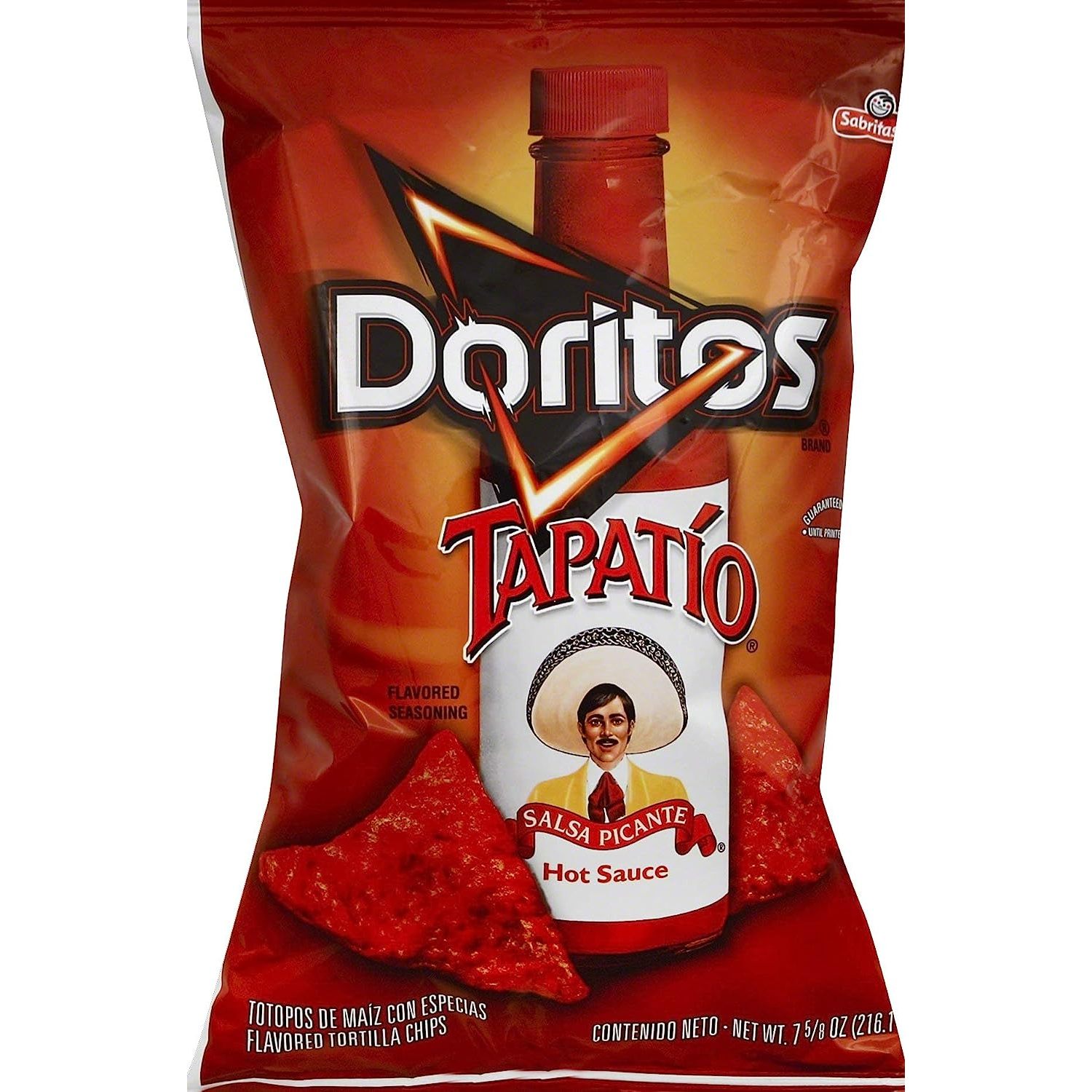Doritos Tapatio Tortilla Chips, 7.625 Oz