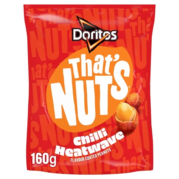 Doritos Thats Nuts Chilli Heatwave 160g, Imported from Britain
