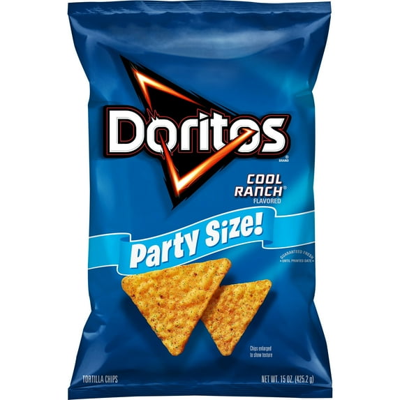 Doritos Tortilla Chips Cool Ranch Flavor, 15 oz Bag