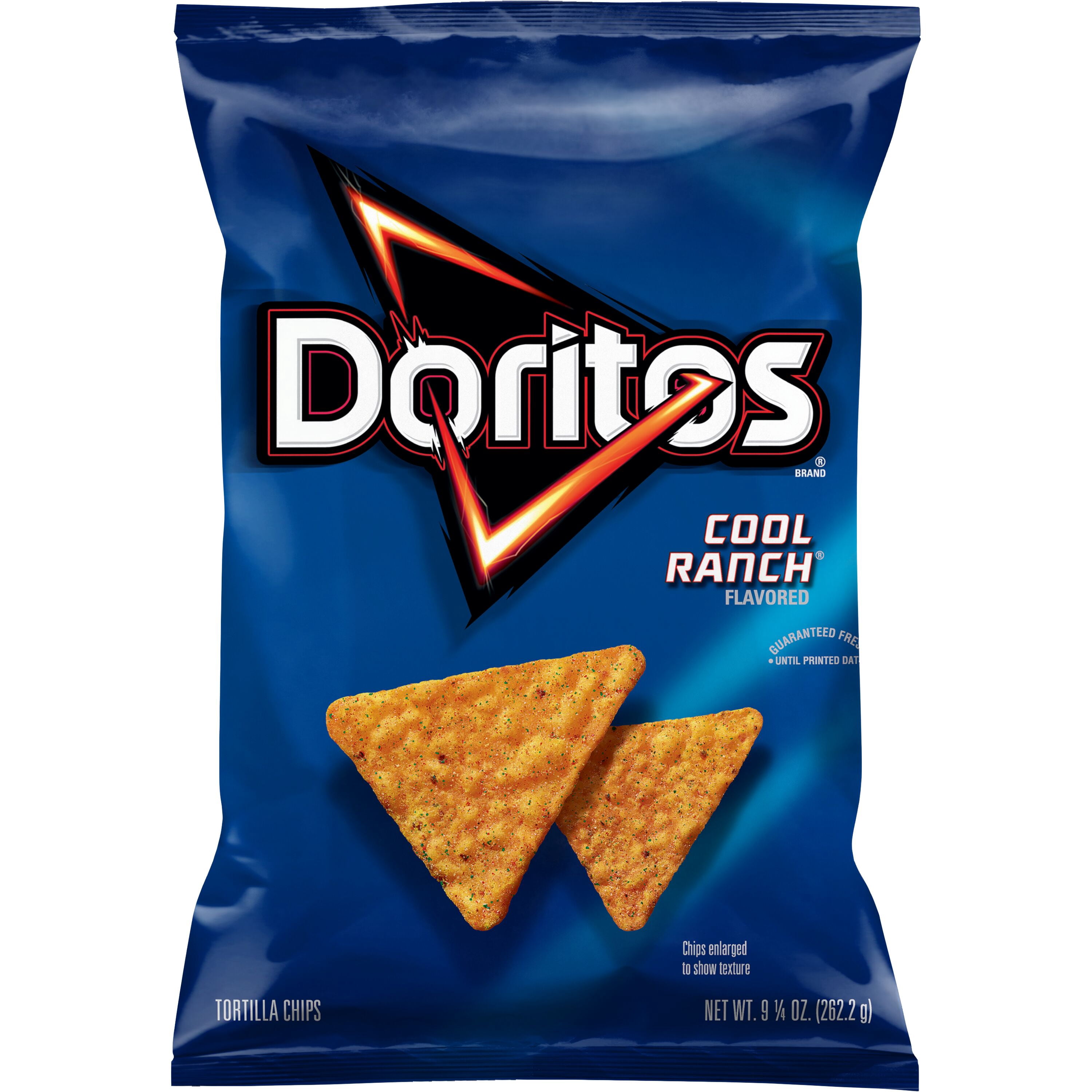 Doritos Tortilla Chips Cool Ranch Flavor Snack Chips, 9.25 oz Bag