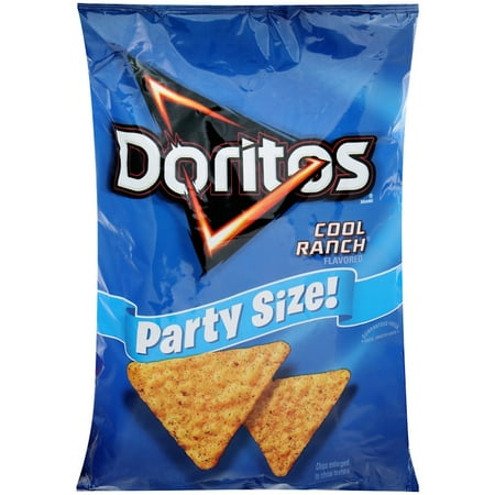 Doritos Tortilla Chips, Cool Ranch Flavored, Party Size!