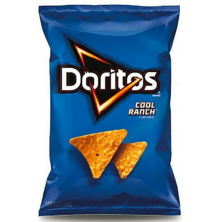 Doritos Tortilla Chips, Cool Ranch Flavored, Snack Chips