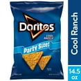 thumbnail image 1 of Doritos Tortilla Chips Cool Ranch Flavored Snack, Party Size, 14.5oz Bag, 1 of 2