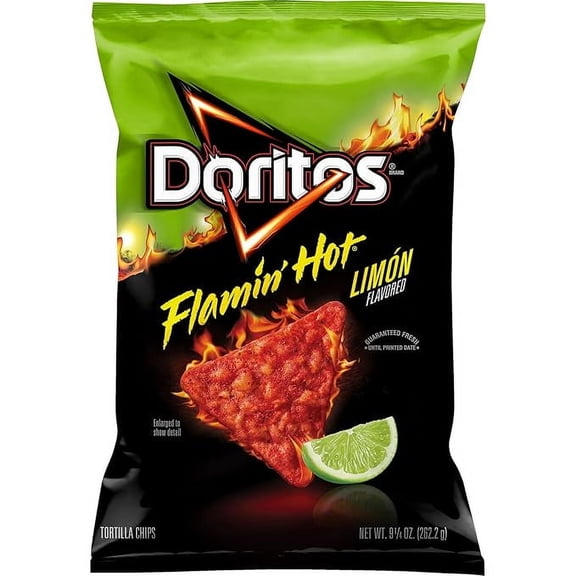 Doritos Flamin' Hot Limon Tortilla Chips - 9.25 oz