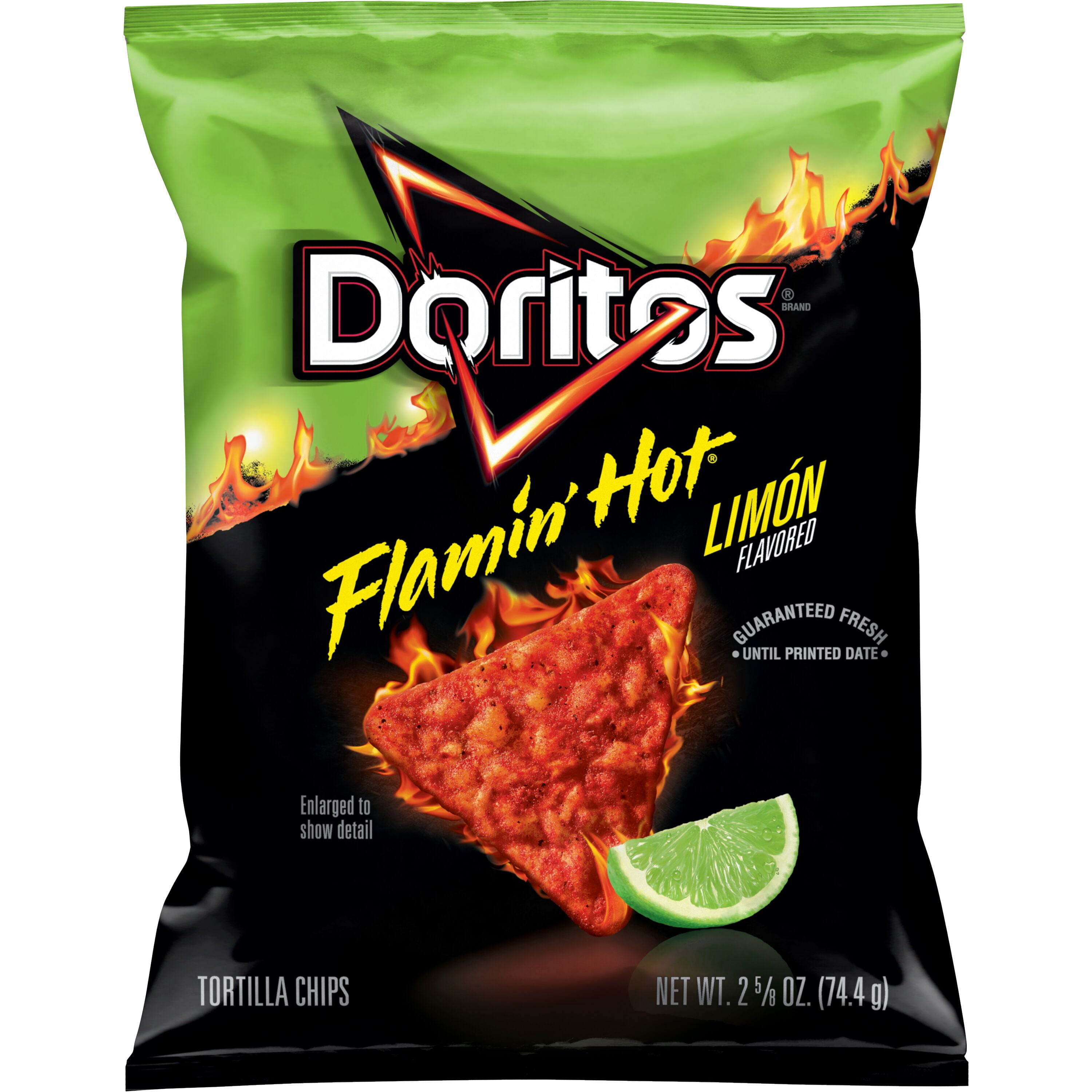 Doritos Spicy Nacho Flavor Tortilla Chips, 2.625 oz Bag