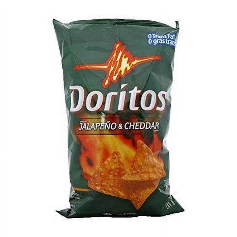 dorin☆　トワニー Doritos Corn Crunch Jalapeno & Cheddar Tortilla Chips, 260g/9.2 oz