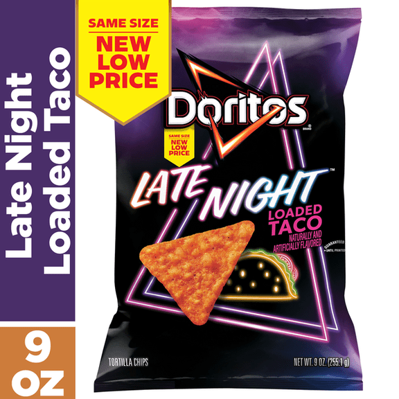Doritos Tortilla Chips Late Night Loaded Taco with