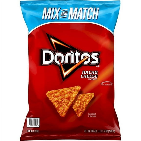 Doritos Tortilla Chips, Nacho Cheese Flavored (18.38 oz.)