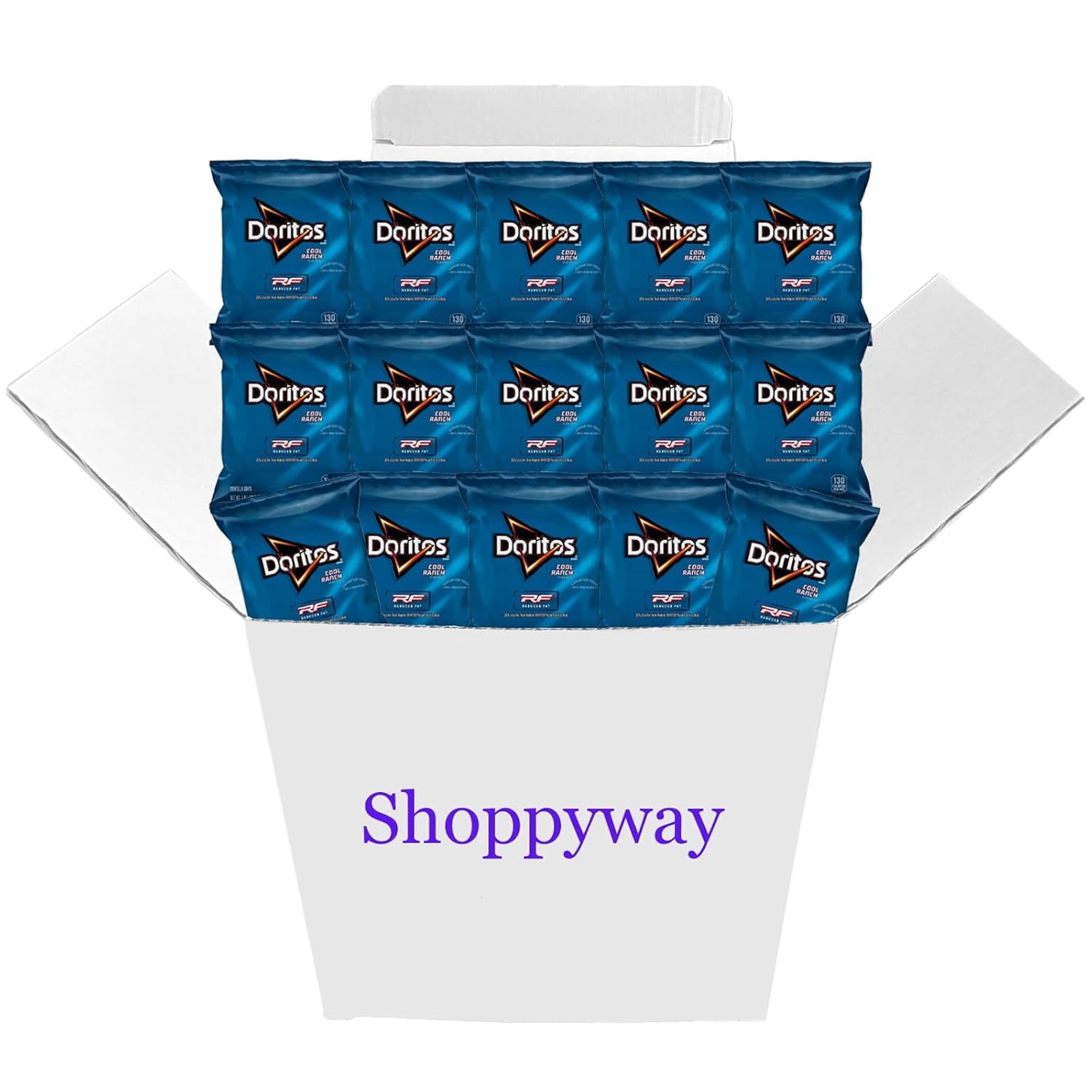 Doritos Tortilla Chips, Reduced Fat Cool Ranch, 1 oz (Pack of 15), Bundled By Shoppyway