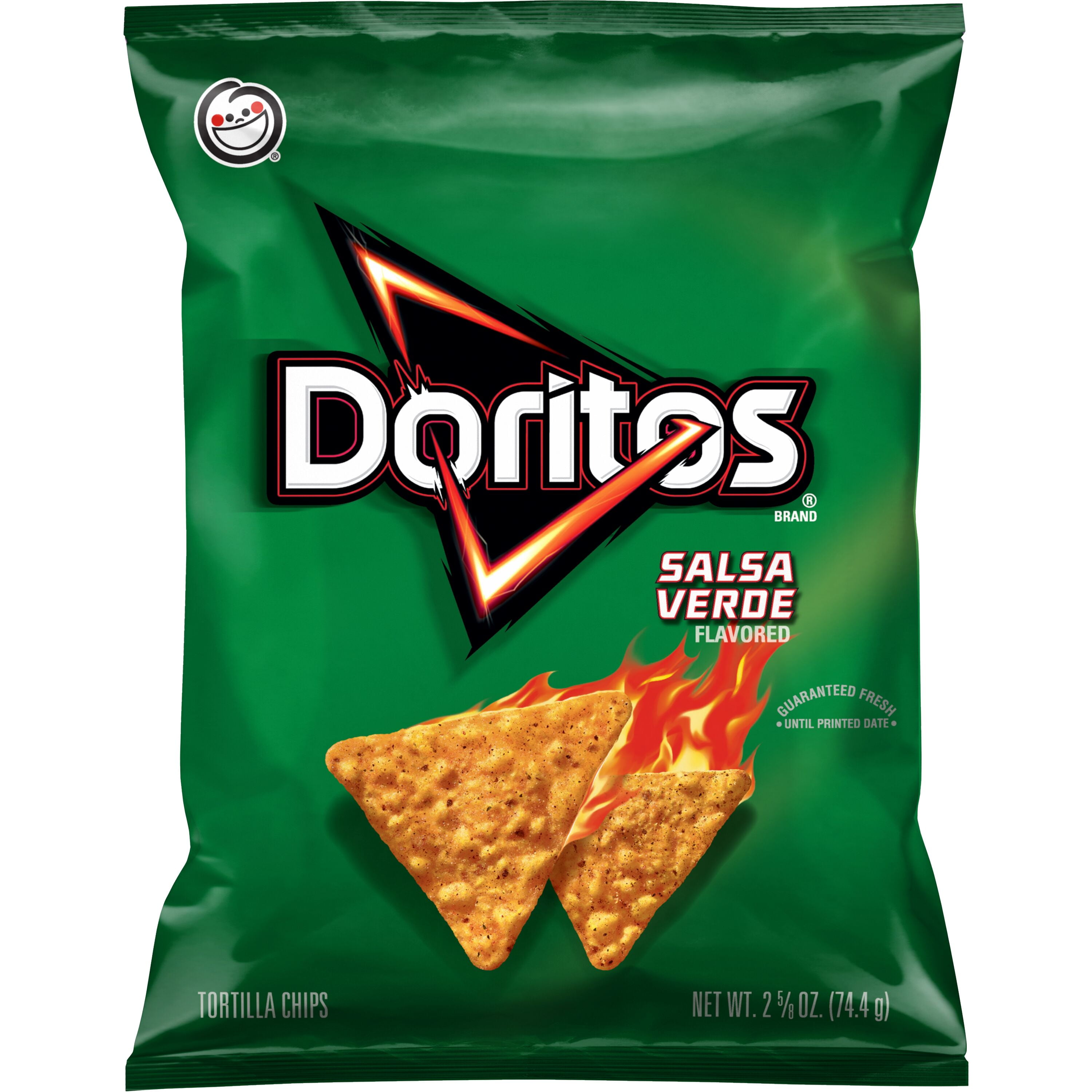 Doritos Salsa Verde Flavored Tortilla Chips, 2.625 oz