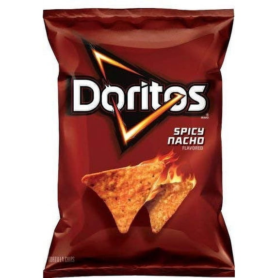 Doritos Tortilla Chips, Spicy Nacho 260g/9.2oz {Imported from Canada}