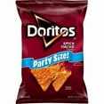 thumbnail image 1 of Doritos Tortilla Chips Spicy Nacho Flavored 14.5 ounce Bag ( 2 Pack ), 1 of 5