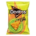 thumbnail image 1 of Doritos Twisted Lime Flavored Tortilla Chips Snacks, 2.75 Ounce Bag Single Pack, 1 of 4