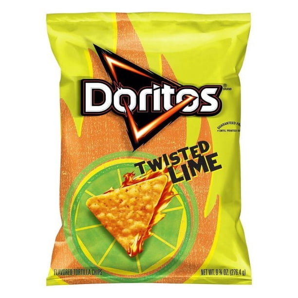 Doritos Twisted Lime XXL 9.75oz for Office Breakroom Snacks