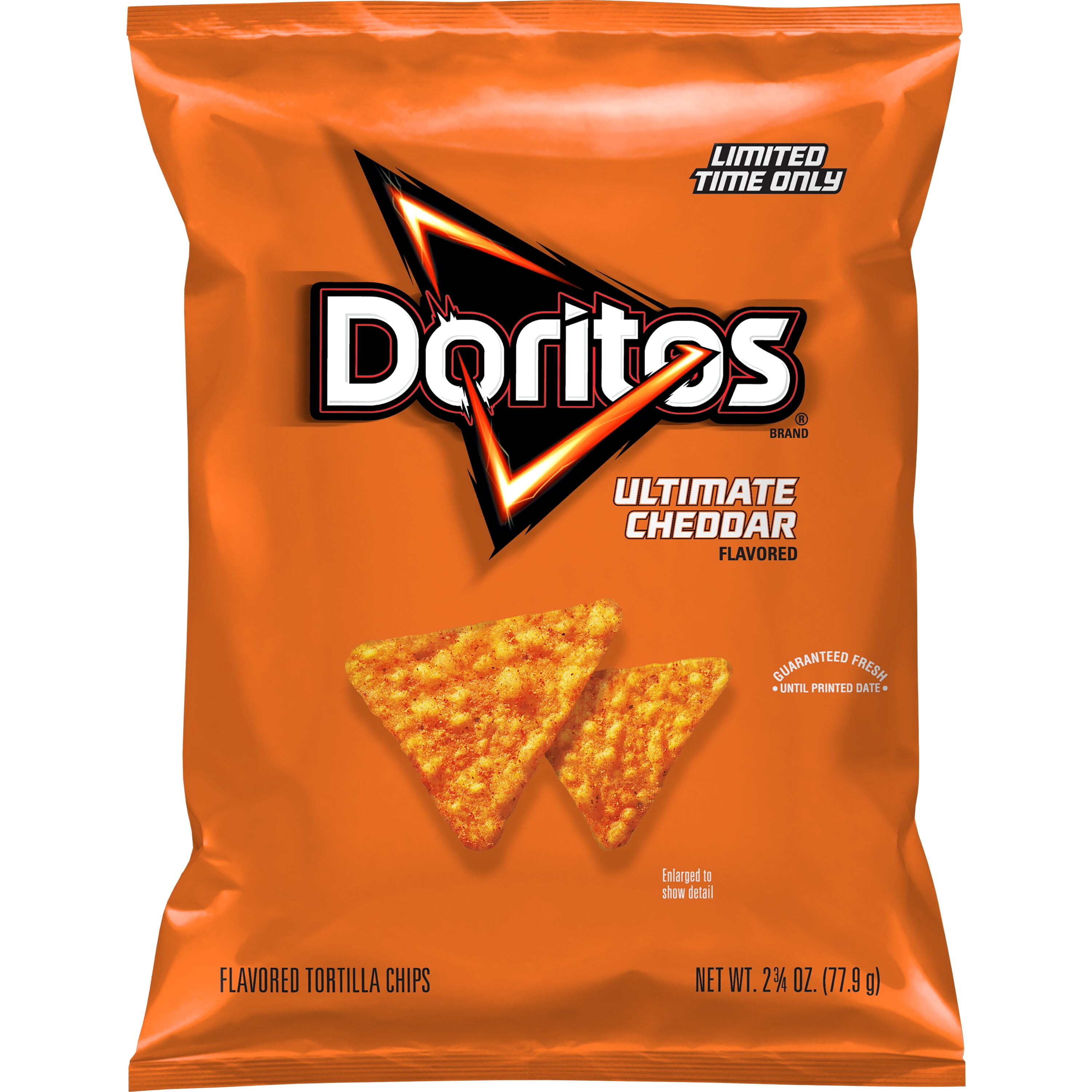 Doritos Ultimate Cheddar Flavored Tortilla Chips, 2 3/4 oz