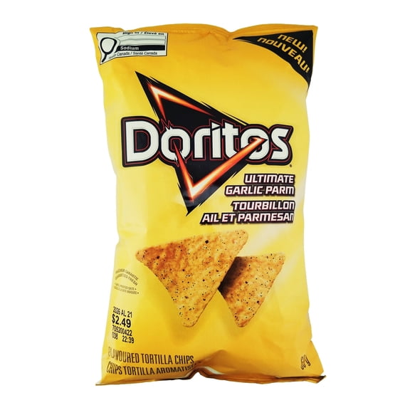 Doritos Ultimate Garlic Parm Tortilla Chips 69g - Snack Size
