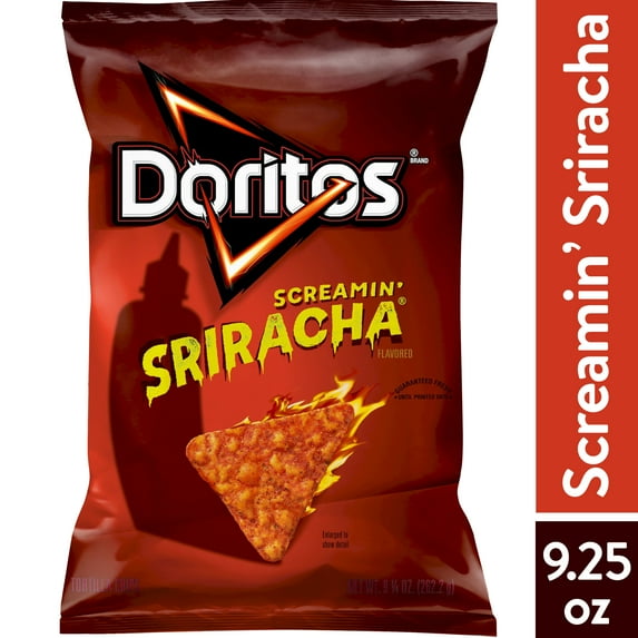 DoritosTortilla Chips, Screamin' Sriracha, 9.25 oz