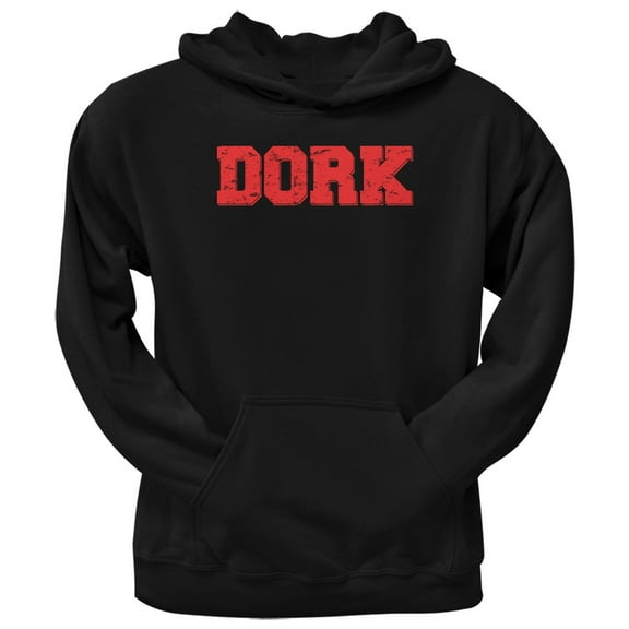 Dork Black Adult Hoodie - Large