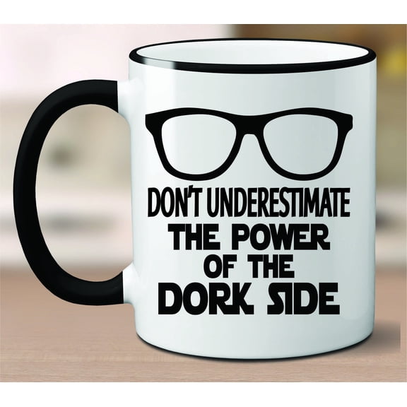 Dork Side Coffee Mug Nerd Gamer Gift