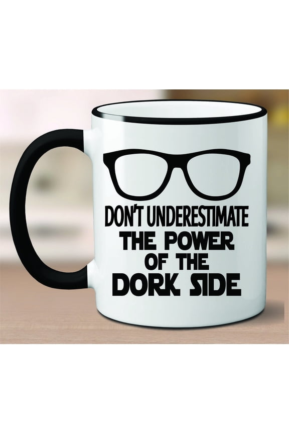 Dork Side Coffee Mug Nerd Gamer Gift