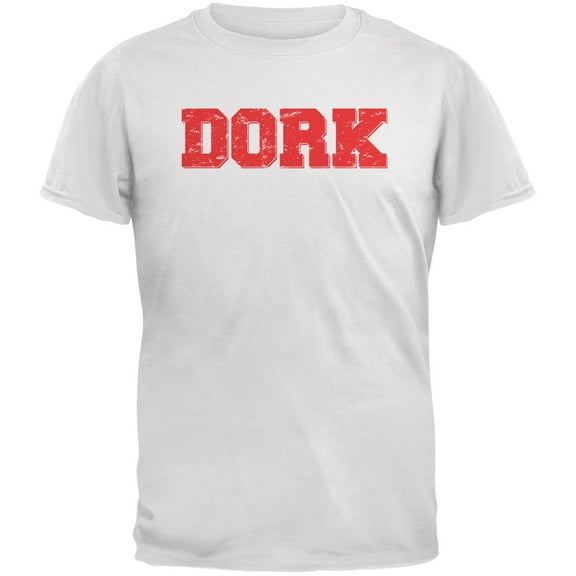 Dork White Adult T-Shirt - 2X-Large