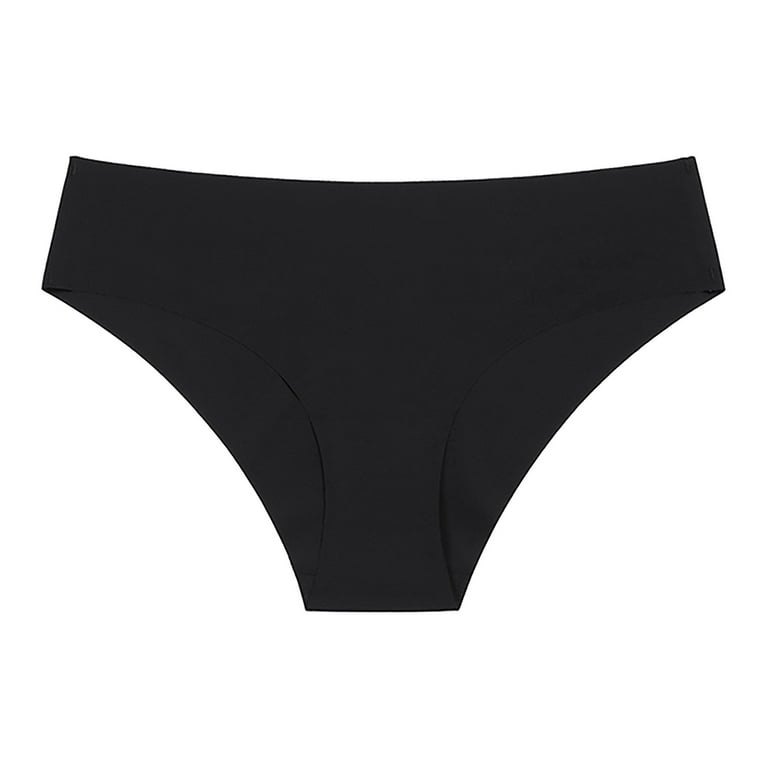 Dorkasm Cheeky Panties for Plus Size Seamless Comfy Women No Show Christmas  Low Rise Bikini Underwear Underwear Black M 