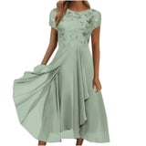 60's dresses Bridesmay Cocktail for Women 2024 Wedding Guest Midi Dress with Size:19½ 34/35 security-ribbon Mady Long Sleeve Sequin