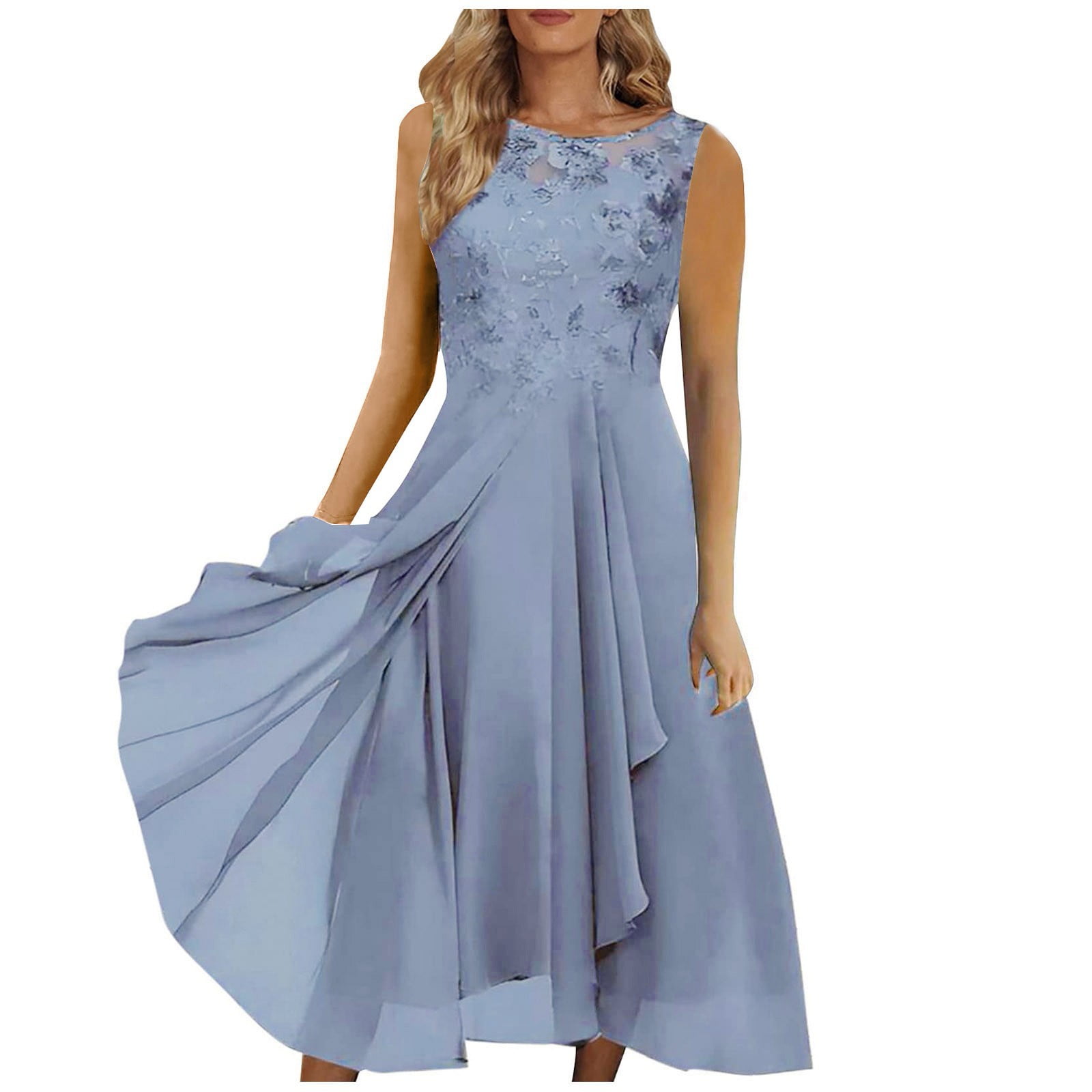 strapless open back dress HONGIVEY Special Applique Pleated Mother of the Bride Dress Sweetheart main image 1