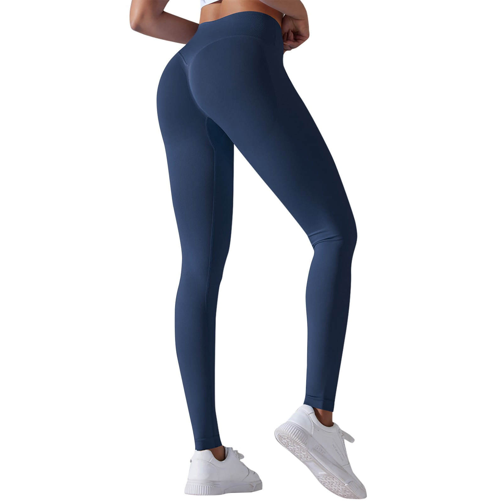 Buigttklop Pants For Women 2024 High Waisted Leggings For Women Tummy Control Workout Soft Yoga Tights Full Length