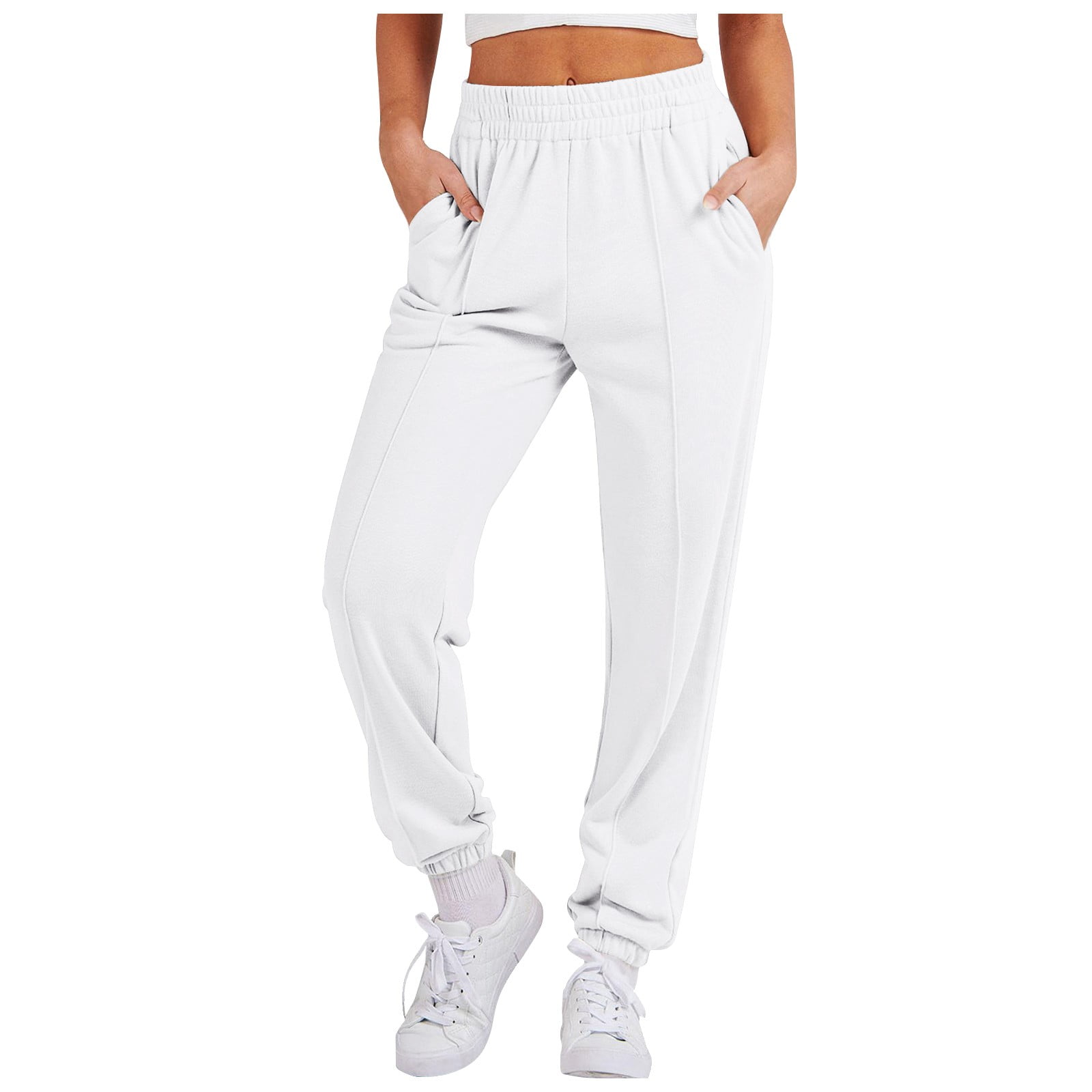Womens tapered jogging bottoms sale