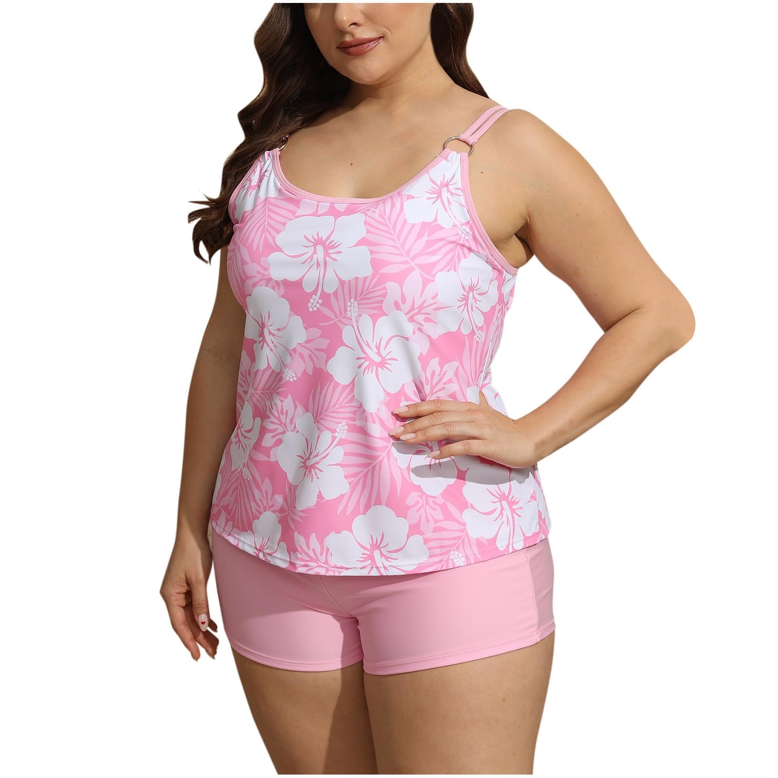 Dorkasm Tankini Swimsuits for Teens with Shorts Two Piece Women Bathing