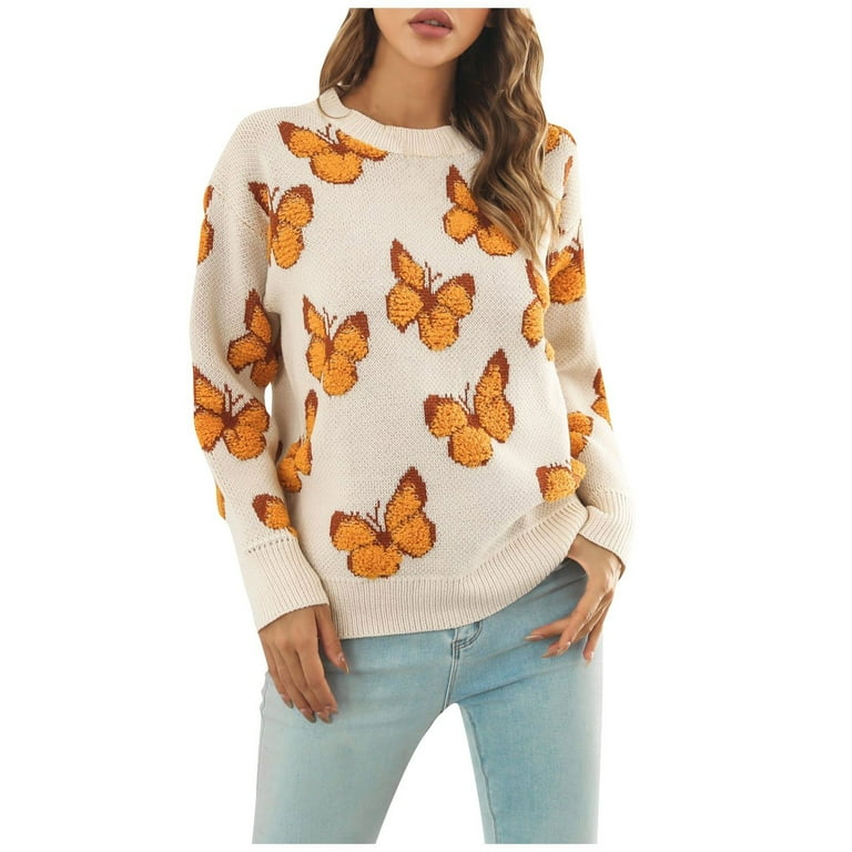 Orange leopard print jumper hot sale